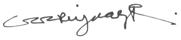 Dr Mothilal de Silva Signature